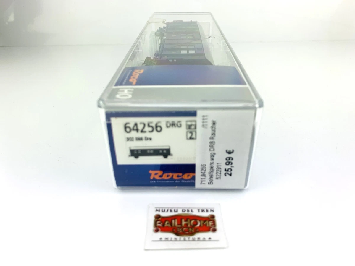 PS65 - ROCO H0 44835 - COCHE VIAJEROS IMPROVISADO DRB FUMADORES 2 EJES - NUEVO!