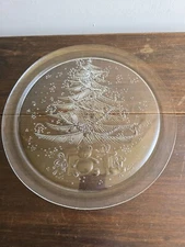  Duralex Glass Platter De Noel Christmas Platter Les Verreries De Saint-Gobain