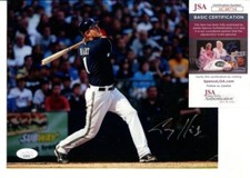 COREY HART mlb MILWAUKEE BREWERS  with JSA COA signed AUTOGRAPH 3476