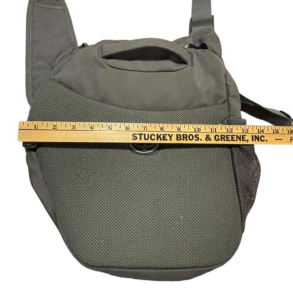 Osprey Veer Bag Backpack Sling Red Gray Messenger Crossbody Vertical