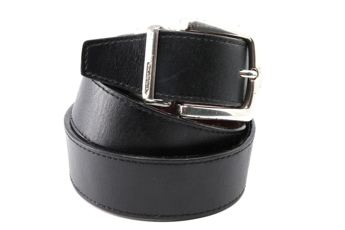 Fossil Leather Belt Double Straps FOSSIL belt Double D-Link Belt W80 Camel | Buy bags, purses  main image 3