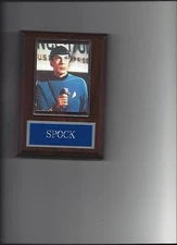 SPOCK PLAQUE MOVIES STAR TREK USS ENTERPRISE LEONARD NIMOY