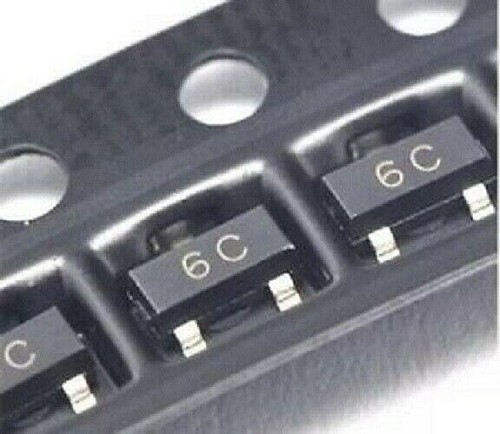 Transistor 6C SMD BC817-40 BC817 SOT-23 SOT23 NPN power 0.1A 45V mount ...