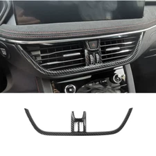 For Ford Escape 2020-2025 Dashboard center Air Vent Trim Carbon fiber Kit 1pcs