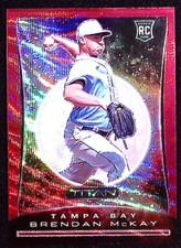 Brendan McKay 2020 Panini Chronicles Titan Ruby Wave #4 40/199 RC