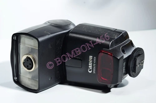 MODIFIED CANON SPEEDLITE 430EX. BARE BULB/ CLEAN/TURNS ON.