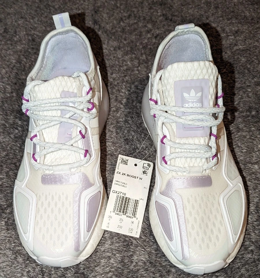 M Adidas ZX 2K Boost White Purple Tint W for sale | eBay