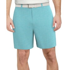 New PGA Tour Golf Shorts 36 Blue Performance Stretch Moisture Wicking UPF 50
