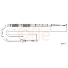 2x Handbremsseil hinten für Audi A4 B6 8E2 8E5 8H7 B7 8HE | 24456824