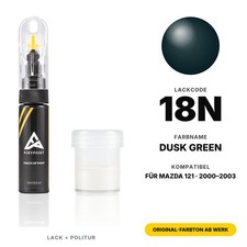 Lackstift F&uuml;r Mazda 121 18N Dusk Green Kit Profi Steinschlag Stift