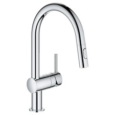 Grohe 31378003 Minta Single-Handle Pull Kitch. Faucet Dual Spray 1.75 GPM Chrome