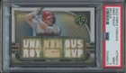 2022 Topps Triple Threads Mike Trout 1/36 Jersey Game Used Bat Mint PSA 9