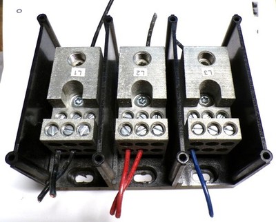 Ferraz Shawmut Block 67563 3 pole (replaces 67063) 3 phase 600v Used Cut Out DD2
