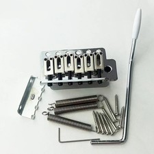 Wilkinson WOV02 52.5mm 2-1/16" Guitar Tremolo Bridge 6 Screws Chrome Silver