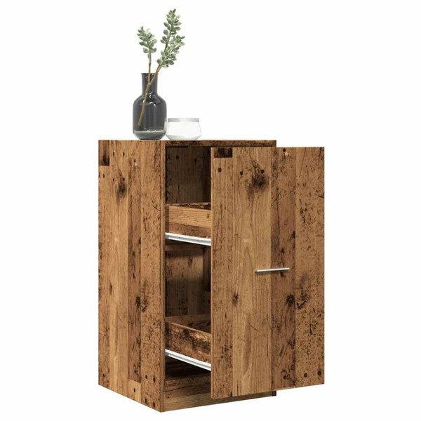 Apothekerschrank Altholz-Optik 40X41X77,5 Cm Holzwerkstoff-image