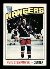 1976-77 O-Pee-Chee #166 Pete Stemkowski EXMT or better, centered  TZ1 BXCP70