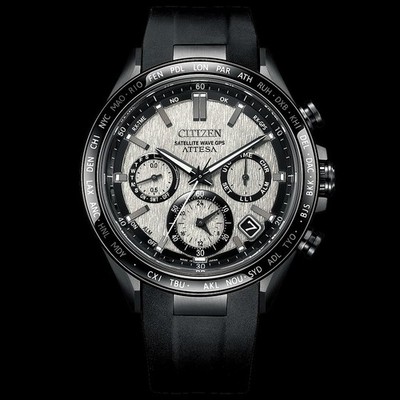 Citizen Attesa Cc4055-14H Analog Quartz Men Eco Drive Gps Satellite Radio Watch