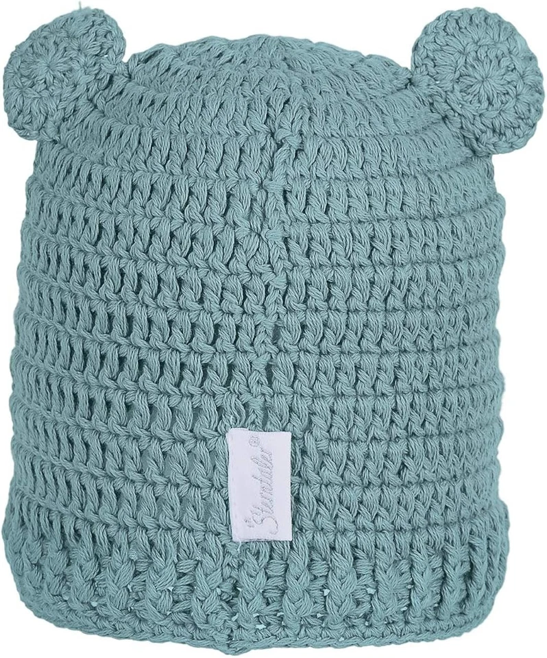 Bonnet bébé Sterntaler bonnet tricoté, bleu clair, 41 cm - Photo 3/3