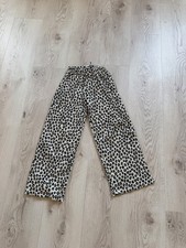Zara Girls Wide Leg Leopard Sz.7