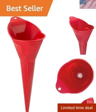 Versatile Automotive Funnel for Gas, Oil, Coolant - No Mess Pouring Technology