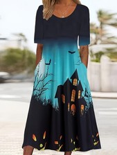 Plus 3XL (Size 18)- Haunted House Dress * Halloween Party & Holiday Costume ✨New