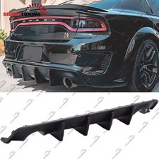 For 2020-2023 Dodge Charger Srt Widebody Rear Bumper Diffuser Lip Matte Black For 2020-2023 Dodge Charger Srt Widebody Rear Bumper Diffuser Lip Matte Black