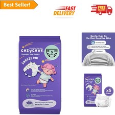 Size 5 XL Overnight Diapers - Chlorine Fragrance Free 5 Count Travel Pack