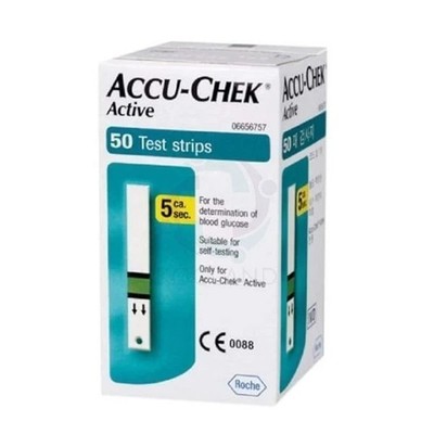 Active Test Strips - Pack of 50 Strips PACK OF 2