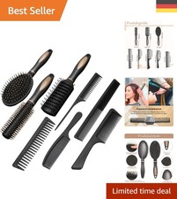 8-teiliges Detailliertes Haarbürsten-Set für Vorzügliche Haarpflege und Styling