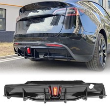 Rear Diffuser, Fit for Tesla Sport 4-Door, Rear Bumper Molding Protector Lip 