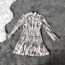 House of Harlow 1960 High Neck Floral Victorian Dress Size XS