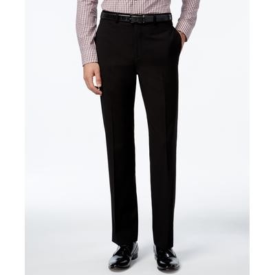 Calvin Klein Mens Slim fit Dress Pants 46 / 30 Black Solid Stretch