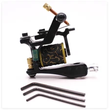 New One Custom Pro Top Carbon Steel 12 Wrap Coils Tattoo Machine Gun Supply