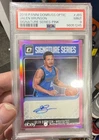 JALEN BRUNSON 2018-19 OPTIC ROOKIE AUTO #/25 PINK SIGNATURE SERIES