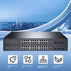 24 Port 48V PoE Switch with 4x 10G SFP+ & L3 Management 3-Layer Network Switch