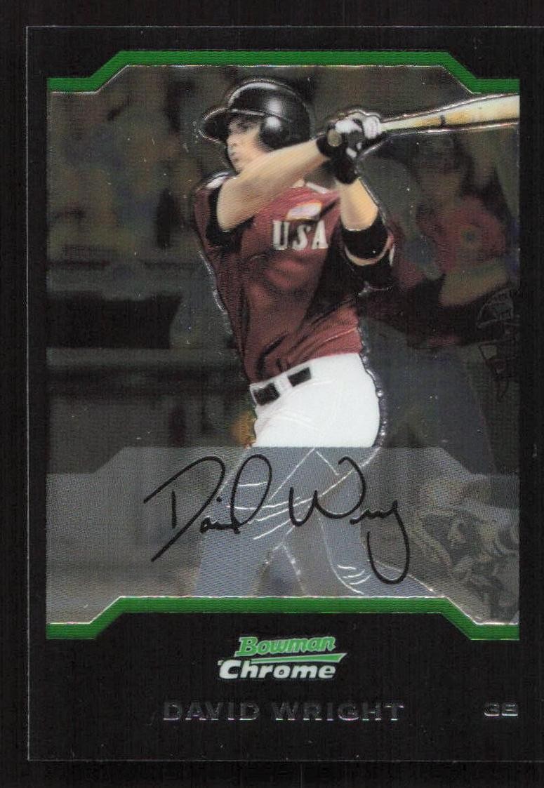 2004 Bowman Draft Picks & Prospects David Wright Chrome #BDP161 Card
