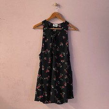 Show Me Your MuMu Rancho Mirage Black Cherry Print Mini Dress Size S NWT