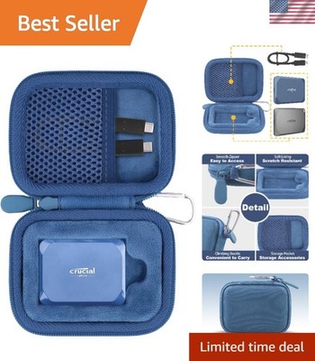 for Crucial X10 / X9 / X9 Pro / X10 Pro 1TB/2TB/4TB/8TB Portable SSD Hard Cas...