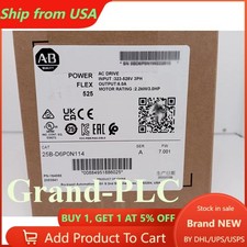 New Factory Sealed Allen-Bradley 25B-D6P0N114 PowerFlex 525 AC Drive US Free Tax