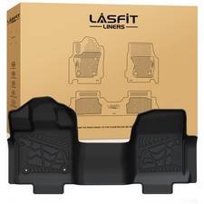 Lasfit Floor Mats For Ford F-150 2015-2026 Custom Anti-slip 1st Row Floor Liners