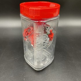 Lego Bionicle Bohrok TAHNOK 8563 Red Complete Figure with Canister