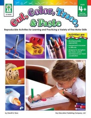 Cut, Color, Trace,  Paste, Ages 4 - 7 - Paperback - GOOD