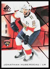 2021-22 SP Game Used Jonathan Huberdeau Red /205 Panthers