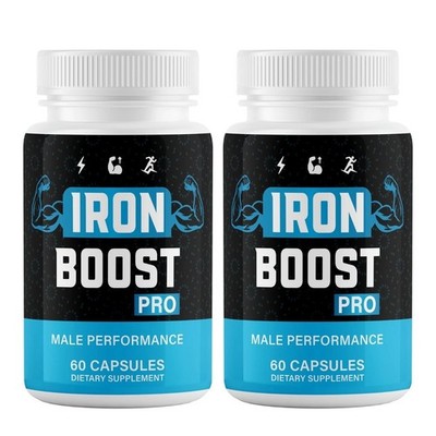 Iron Boost Pro Advanced Performance ED Supplement for Men Double Power 120ct