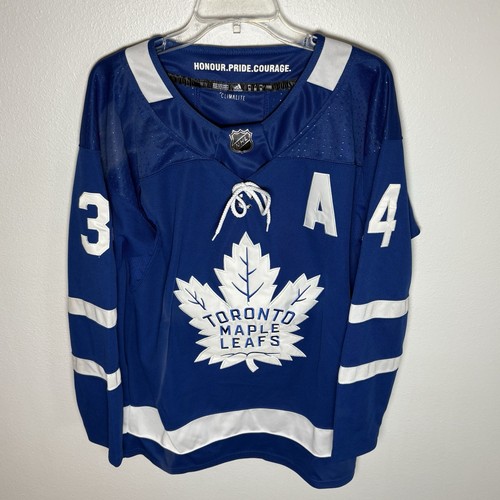 Auston Matthews Blue Toronto Maple Leafs Adidas Jersey Men’s Medium M (50)