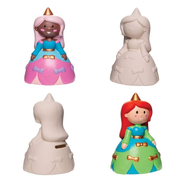 Spardosen Set 2Er Keramik Prinzessin FüR Kinder, Modell-Nr. Baker Ross-image