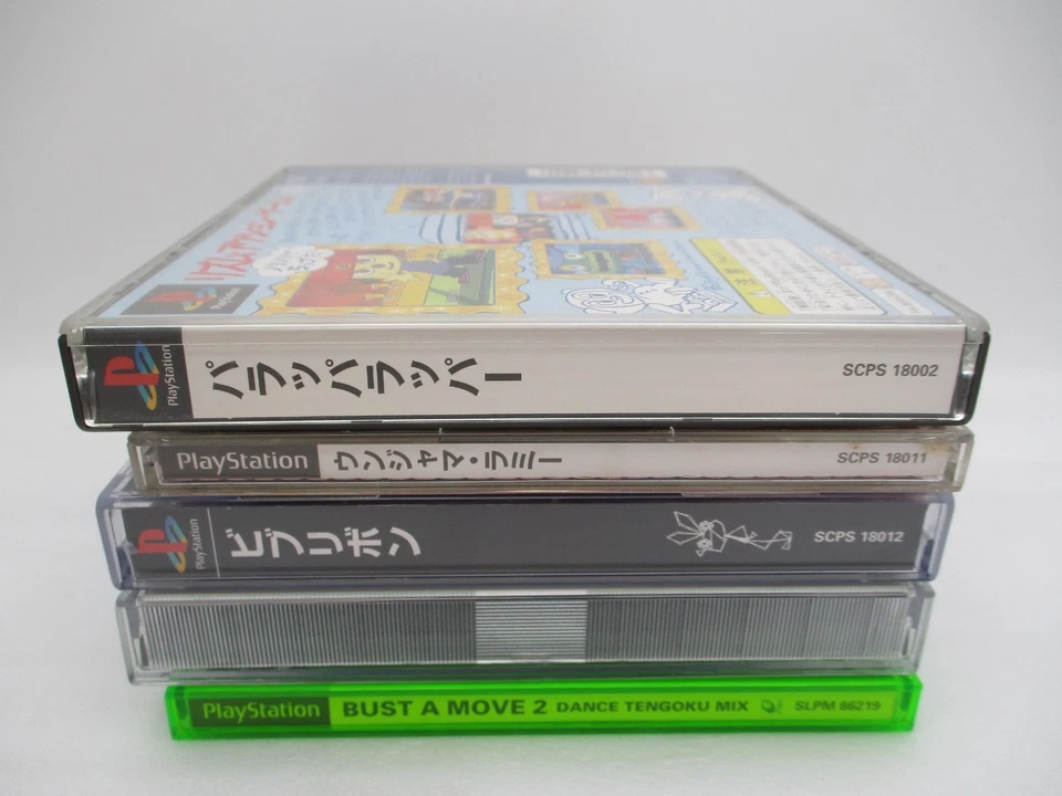 PS1 5Games Bust a Move 1 2 PARAPPA THE RAPPER Um Jammer Lammy vib-ribbon Japan - Image 4 of 4
