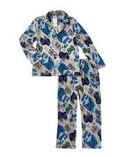 Only Boys 2Pc Warm  Fuzzy Pajama Set S 6/7 