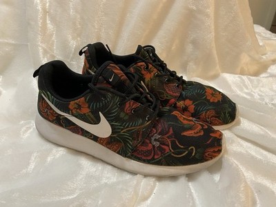 Nike Roshe Run 655206-810 Floral Total Orange Men’s 10.5 US 44.5 EUR 9.5 UK Nike Roshe Run Floral Print Total Orange Men main image 3