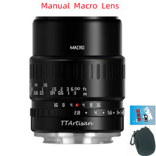 TTartisan 40mm F2.8 Large Aperture Close Up Macro Lens For Sony E A6600 Camera
